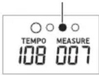 CASIO CTX800 - Appuyez sur 8START/STOP. - 1