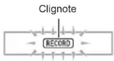 CASIO CTX800 - Appuyez sur 5RECORD/STOP. - 1
