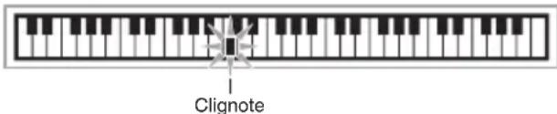 CASIO CTK3500 - Jouez les notes sur le clavier en suivant les instructions qui apparaissent à l'écran ainsi que le guide vocal du doigté. - 1