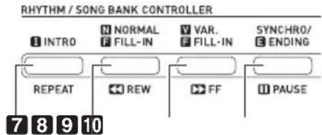 CASIO CTK3500 - Variations des motifs de l'accompagnement automatique - 1