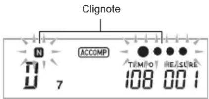 CASIO CTX700 - Appuyez sur 6 ENDING/SYNCHRO START. - 1
