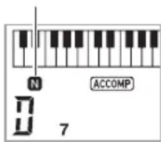 CASIO CTX700 - Pour revenir au motif normal il faut appuyer sur 4 NORMAL FILL-IN. - 1