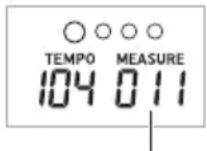 CASIO CTX700 - Vous pouvez utiliser 5 ◀◀REW et 6 ▶▶FF pour sélectionner la phrase que vous souhaitez utiliser dans la leçon. - 1