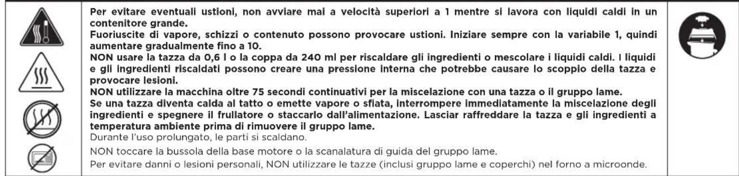 Vitamix Ascent A3500i - AVVERTENZA - 1