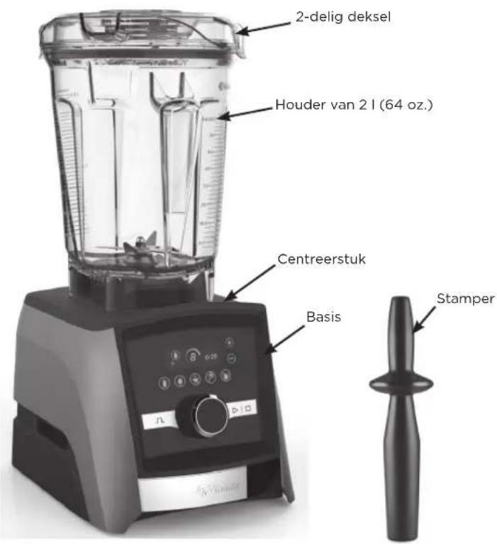 Vitamix Ascent A3500i - ONDERDELENEN KENMERKEN - 1