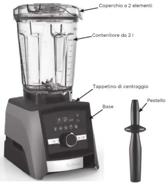 Vitamix Ascent A3500i - COMPONENTE FUNZIONI - 1
