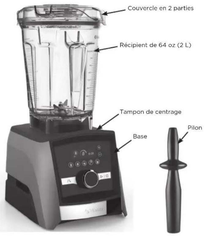 Vitamix Ascent A3500i - PIÉCES ET FONCTIONS - 1