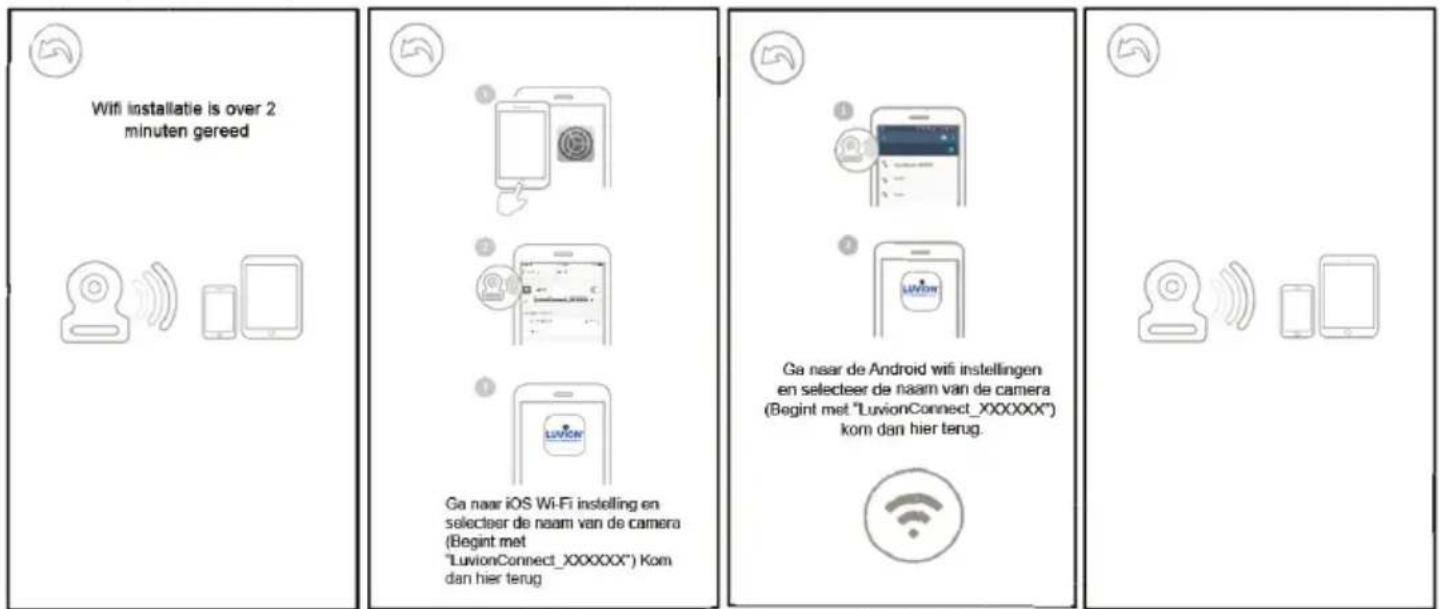 Luvion Grand Elite 3 Connect - Verbind de camera draadloos aan de router. - 5