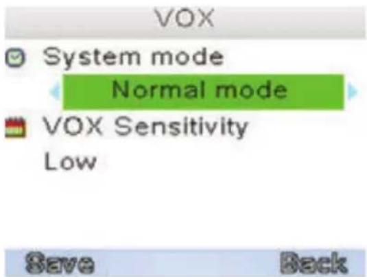 Luvion Easy - MENU>VOX - 3