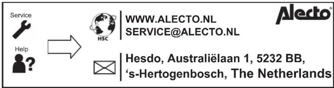 ALECTO DIVM550 - SPECIFICATIONS - 1