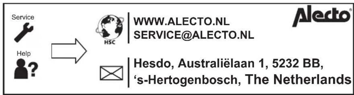 ALECTO DIVM770 - SPECIFICATIONS - 1