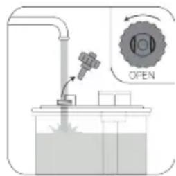 MEDISANA AH 661 - Riempi-mentation e svuota-mentation del serbatoio dell'acqua - 2