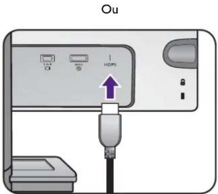 BENQ Zowie XL2411P - Connectez le câble vidéo de l'ordinateur. - 6