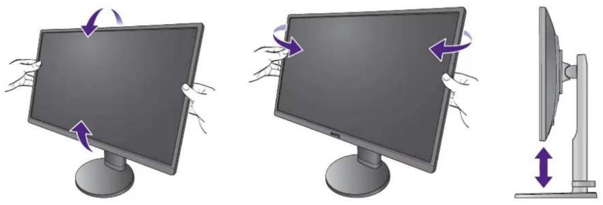 BENQ GL2706PQ - Réglage de l'angle de vision - 1
