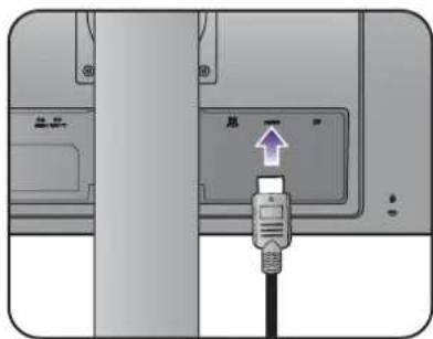 BENQ GL2706PQ - Connectez le câble vidéo de l'ordinateur - 2