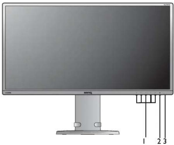 BENQ GL2706PQ - Vue avant - 1