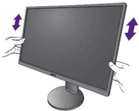 BENQ GL2706PQ - Ajuster la hauteur du moniteur - 1