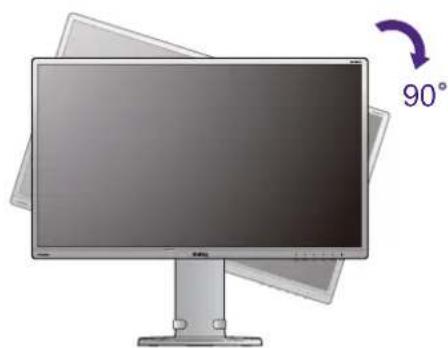 BENQ GL2706PQ - Pivoter le moniteur - 4