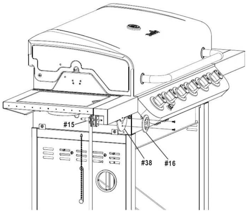 CHAR BROIL 463276517 - ASSEMBLY/ ASSEMBLAGE/ ARMADO - 28