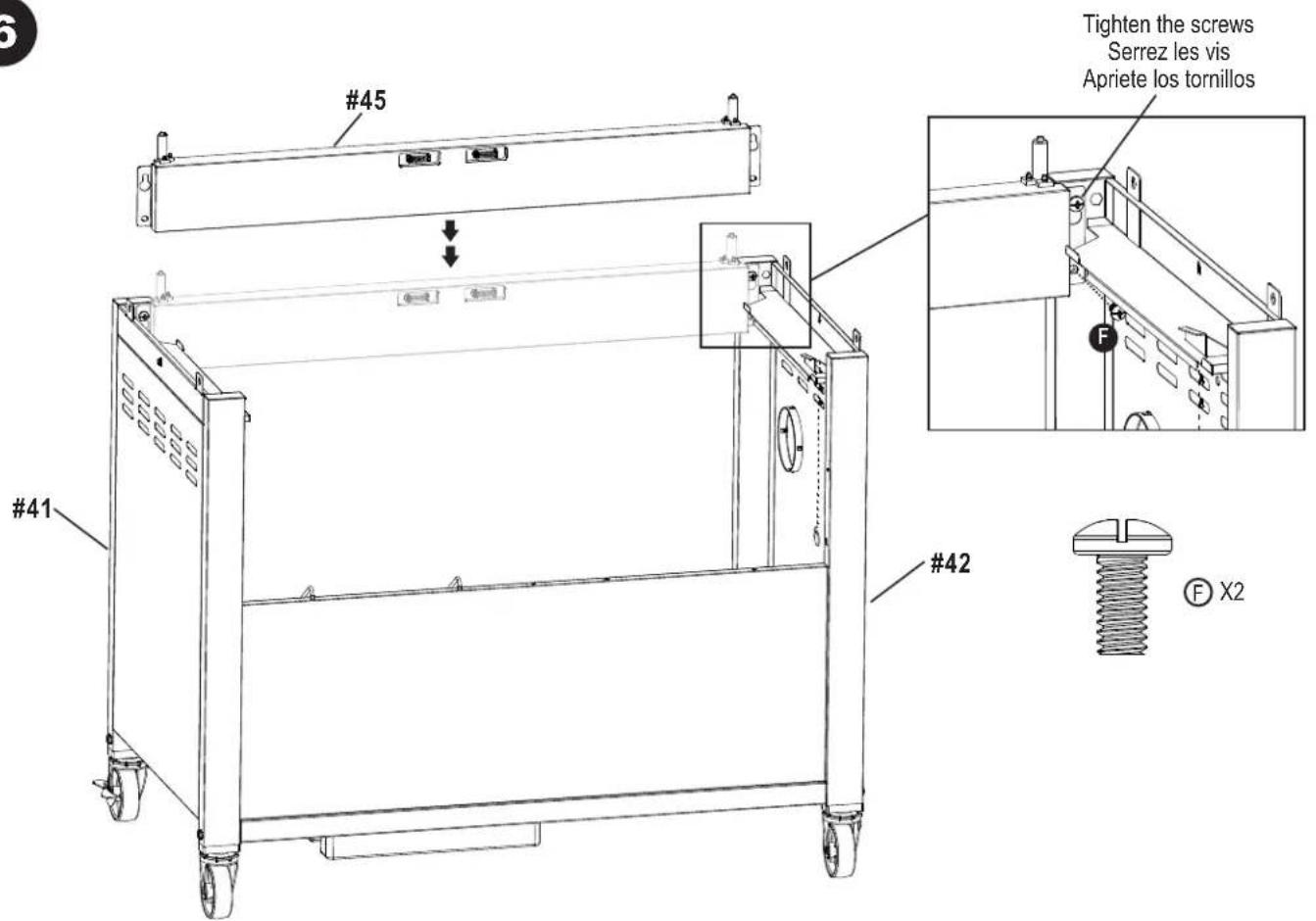 CHAR BROIL 463276517 - ASSEMBLY/ ASSEMBLAGE/ ARMADO - 6