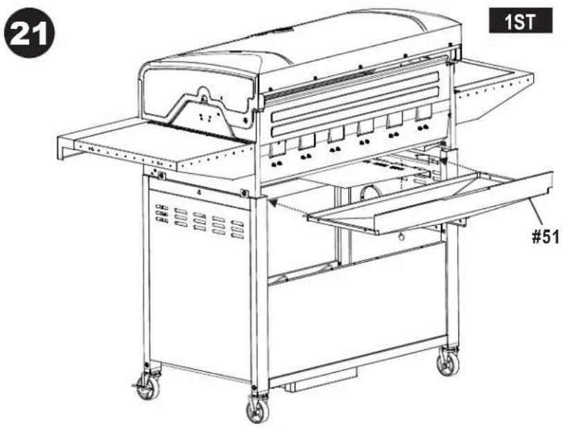CHAR BROIL 463276517 - ASSEMBLY/ ASSEMBLAGE/ ARMADO - 46