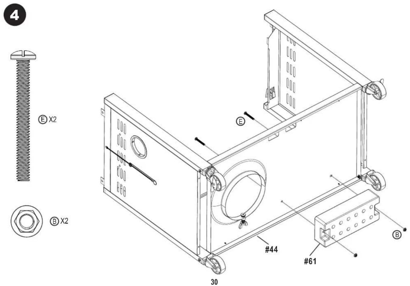 CHAR BROIL 463276517 - ASSEMBLY/ ASSEMBLAGE/ ARMADO - 4