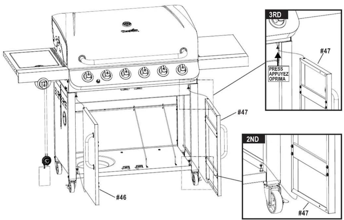 CHAR BROIL 463276517 - ASSEMBLY/ ASSEMBLAGE/ ARMADO - 39