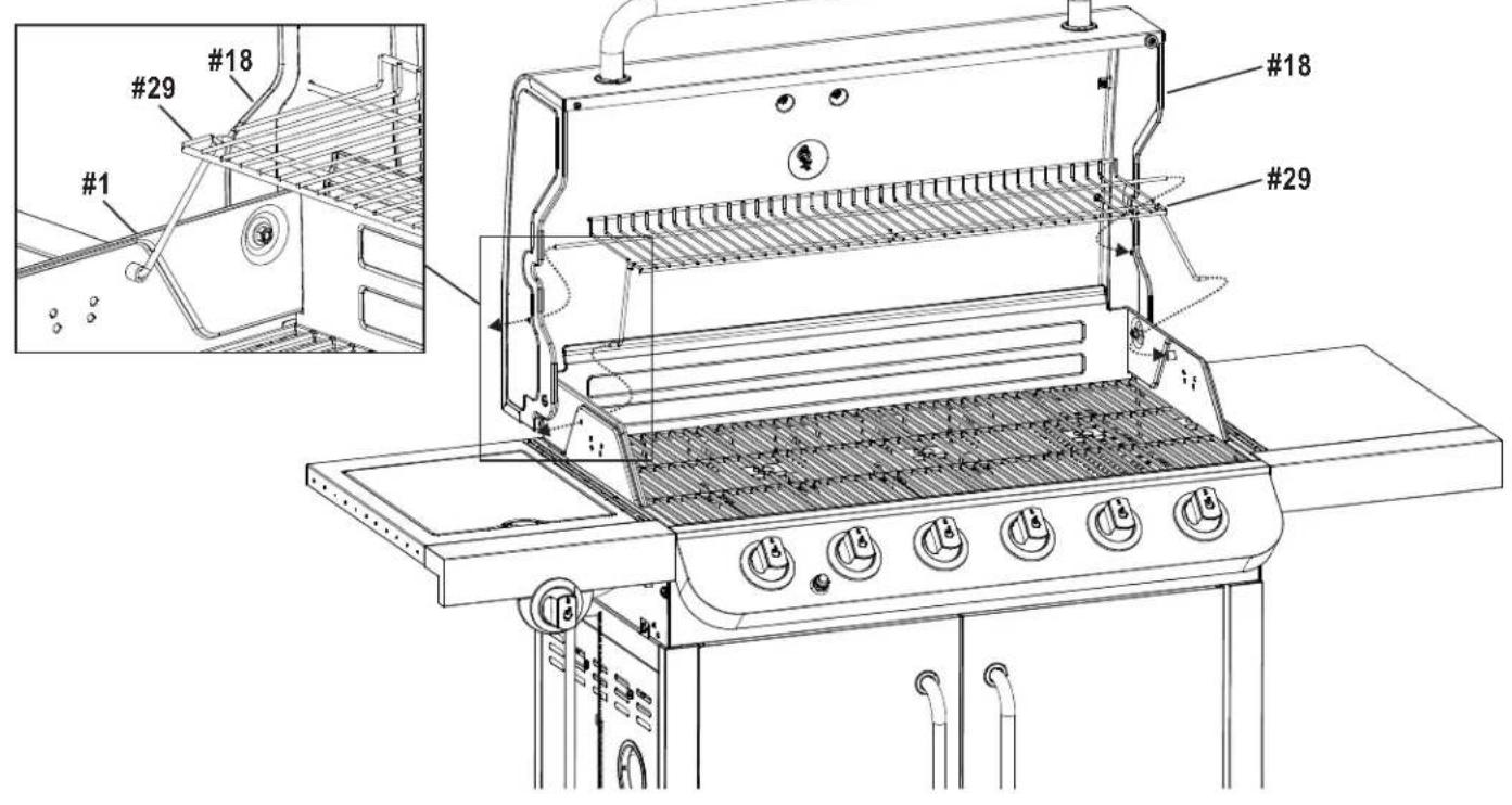 CHAR BROIL 463276517 - ASSEMBLY/ ASSEMBLAGE/ ARMADO - 42