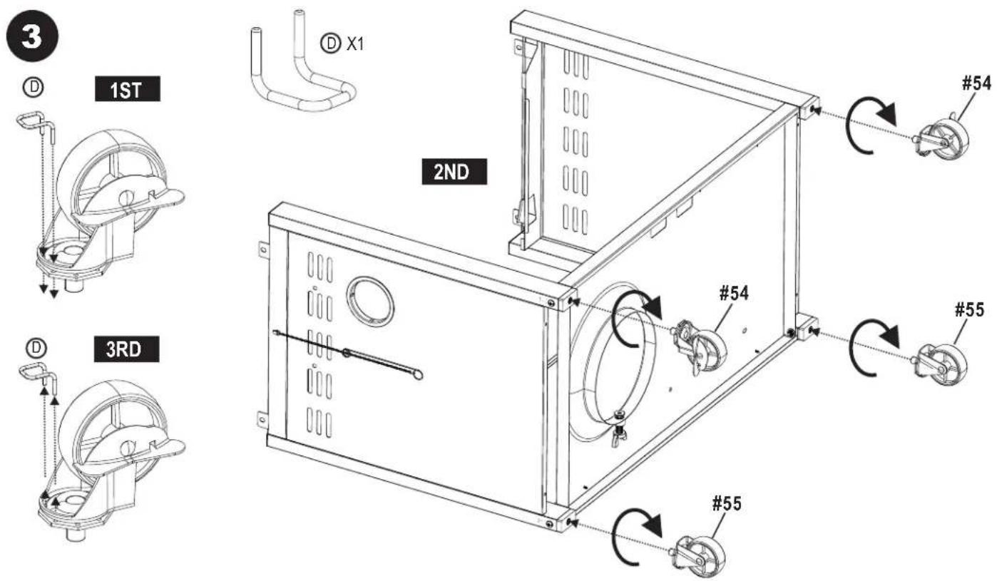 CHAR BROIL 463276517 - ASSEMBLY/ ASSEMBLAGE/ ARMADO - 3