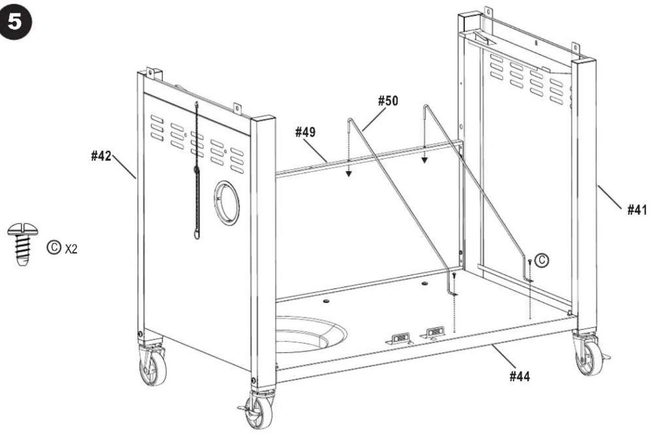 CHAR BROIL 463276517 - ASSEMBLY/ ASSEMBLAGE/ ARMADO - 5