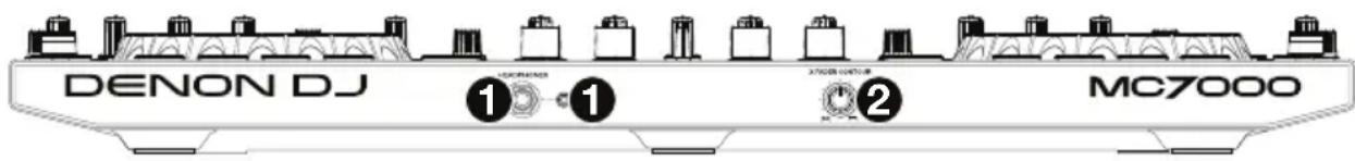 DENON MC7000 - Panello anteriore - 1