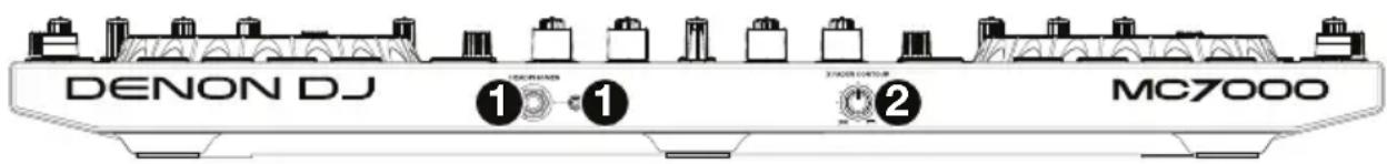 DENON MC7000 - Panneau avant - 1