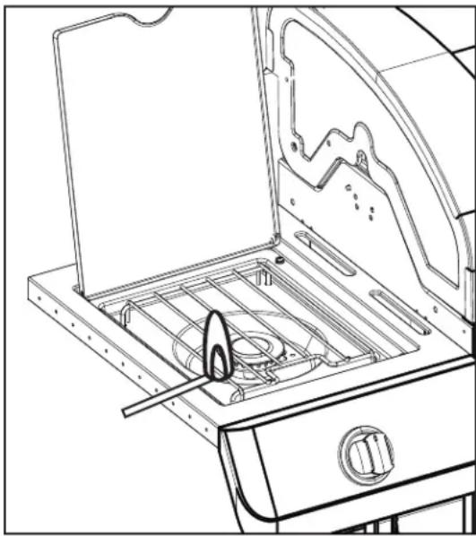 CHAR BROIL 463277017 - Allumage avec une allumette du brûleur létalé - 1