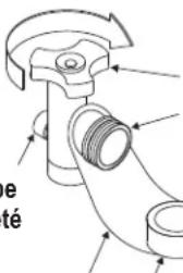 CHAR BROIL 463277017 - Connexion du régulateur au réservoir de GPL - 2