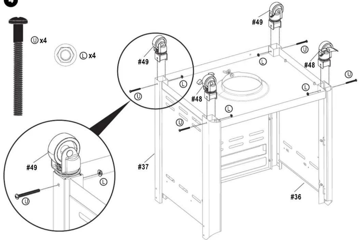 CHAR BROIL 463277017 - ASSEMBLY/ ASSEMBLAGE/ ARMADO - 8