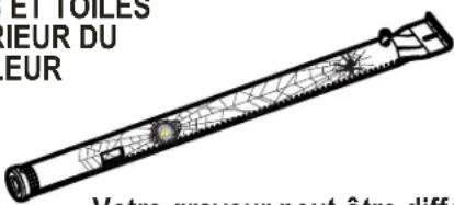 CHAR BROIL 463277017 - ARAGNEES ET TOILES   A L'INTERIEUR DU BRULEUR - 1