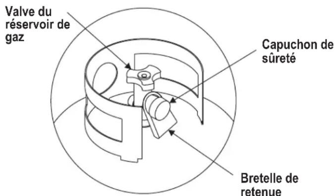 CHAR BROIL 463277017 - Démontage, transport et entreprises du réservoir de gaz - 1