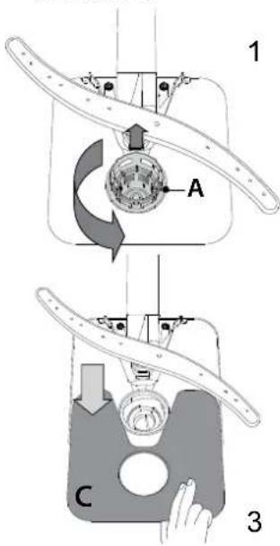 BAUKNECHT BCIC 3C26 E - De afwasmachine mag nicht worden gebrukt zonder filters of als het filter is losgeraatk. - 1