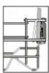 BAUKNECHT BCIC 3C26 E - VIPBARE HYLDER MED JUSTERBAR POSITION - 1