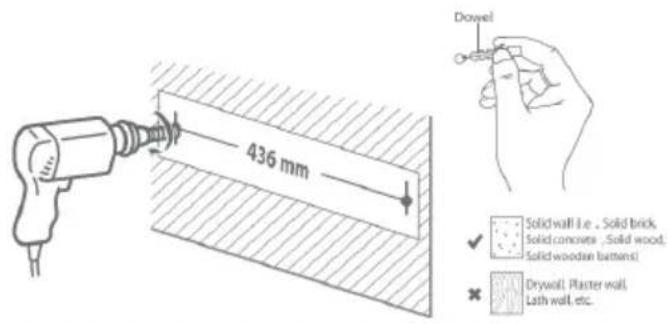 SCHNEIDER Comsumer SC300SND - Wall mounting the sound bar - 2