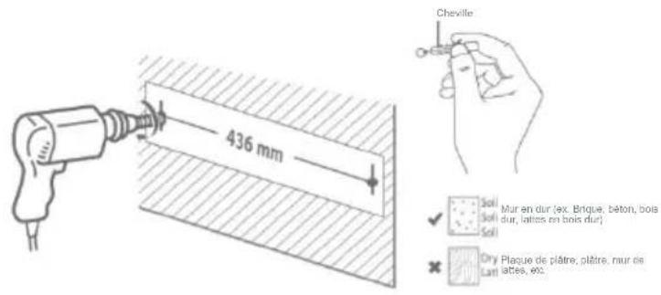 SCHNEIDER Comsumer SC300SND - Monter la barre de son au mur - 2