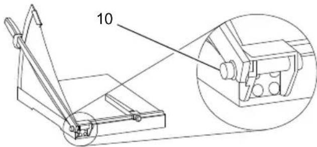 OLYMPIA G 4415 - Schneidehebel einstellen - 1