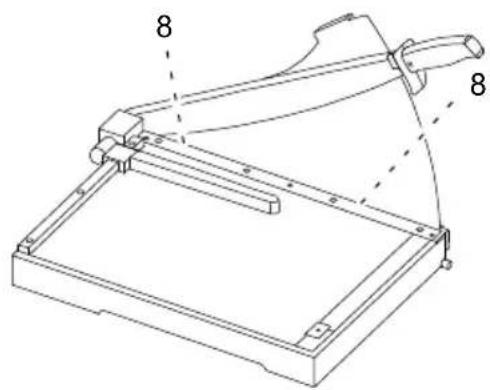 OLYMPIA G 3115 - Assembling the Blade Protection - 1