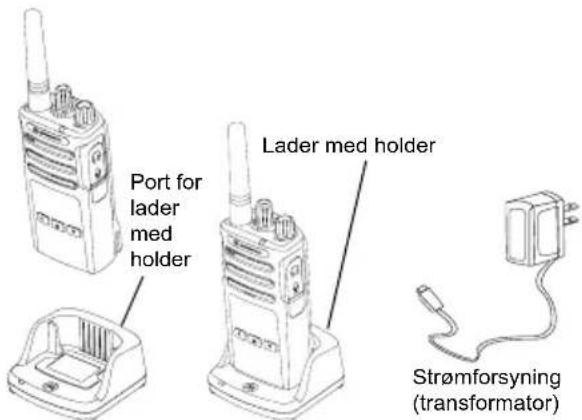 MOTOROLA XT460 - Lade via lader for enkel enhet med holder (SUC) - 1