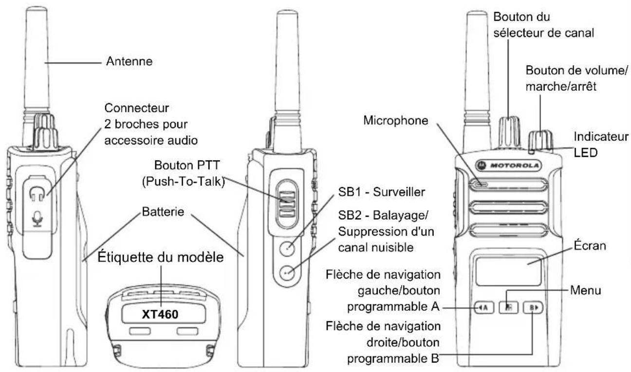 MOTOROLA XT460 - PRÉSENTATION DE LA RADIO - 1