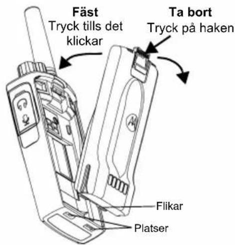 MOTOROLA XT460 - Installera litiumjonbatteriet - 1