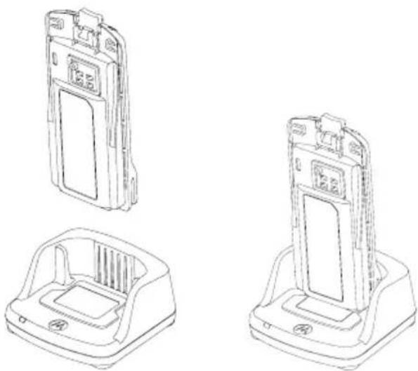 MOTOROLA XT460 - Lading av et frittstående batteri - 1