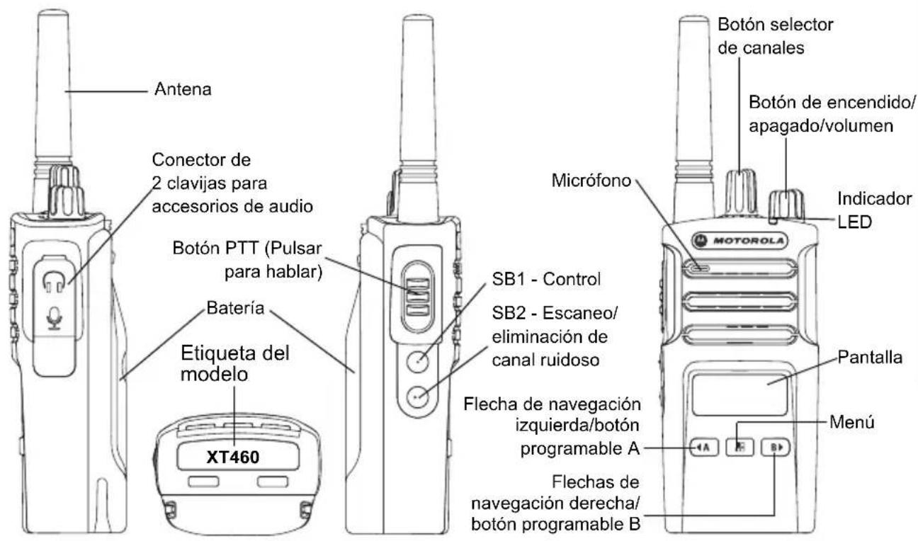 MOTOROLA XT460 - DESCRIPCIÓN GENERAL DE LA RADIO - 1
