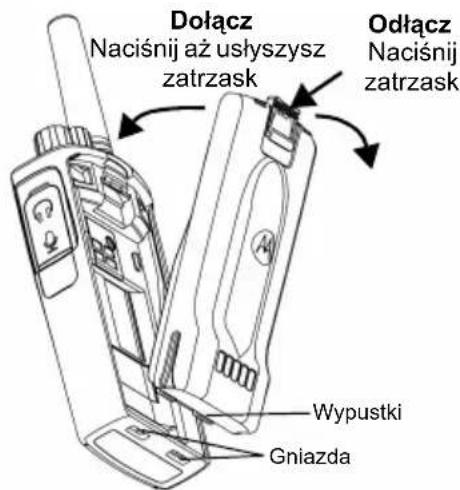 MOTOROLA XT460 - Wkładanie akumulatora litowo-jonowego - 1