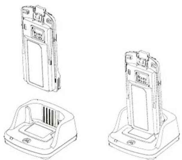 MOTOROLA XT460 - Aufladen in der Einzelladestation (SUC) - 2